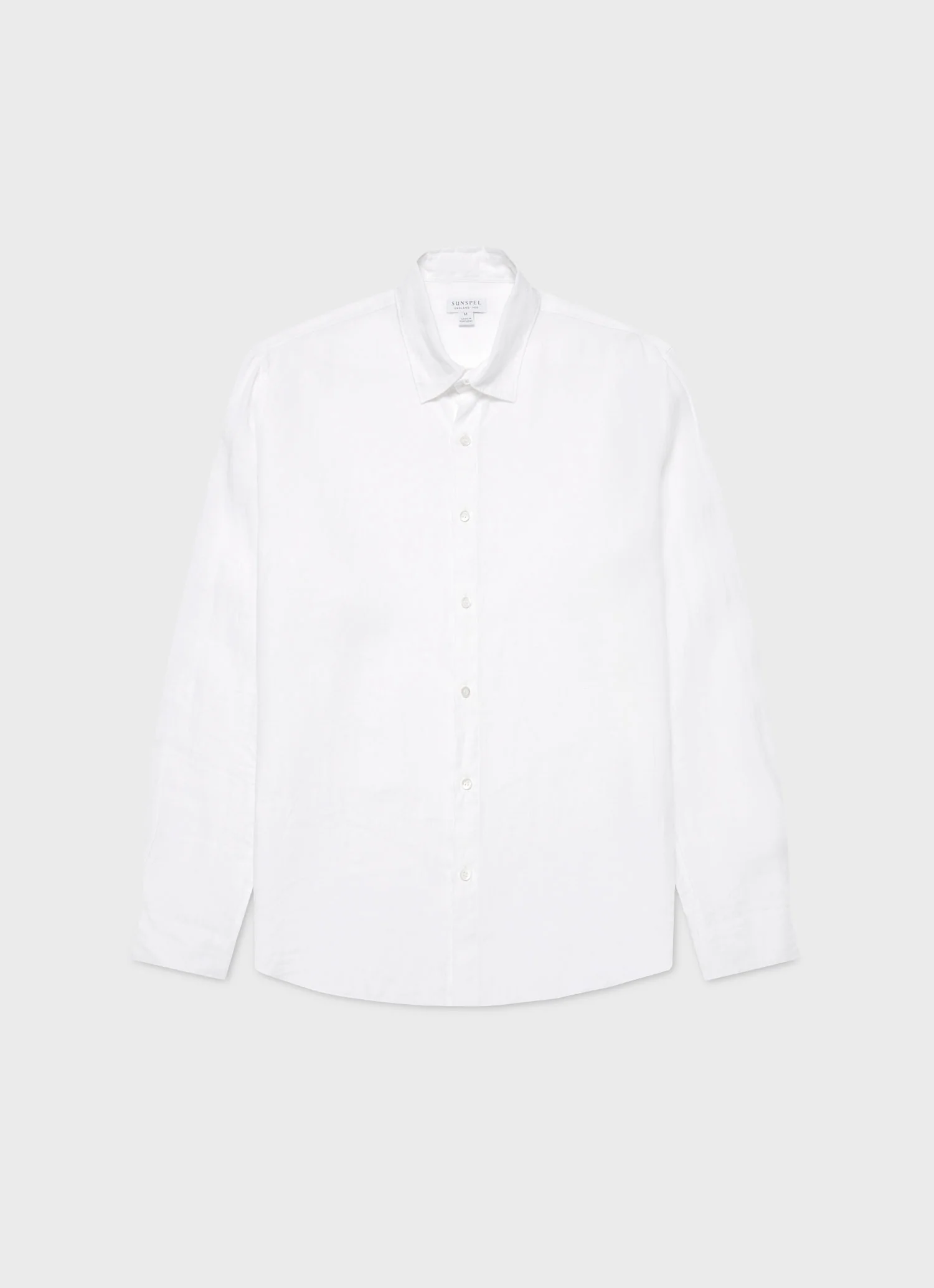 Men's Linen Shirt in White