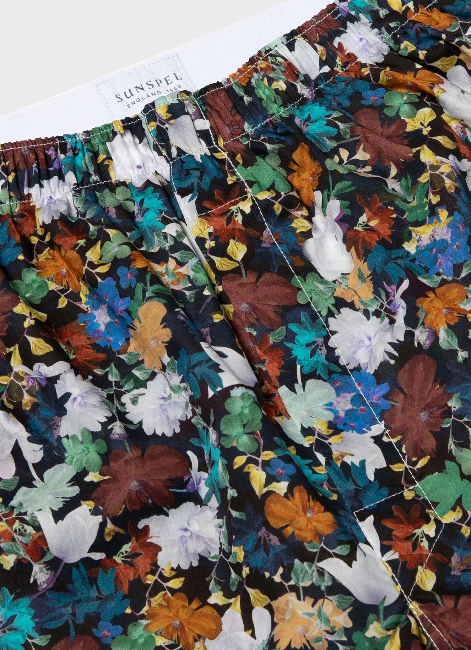 Men's Classic Boxer Short in Liberty Fabric in Futuristic Floral - Image 4