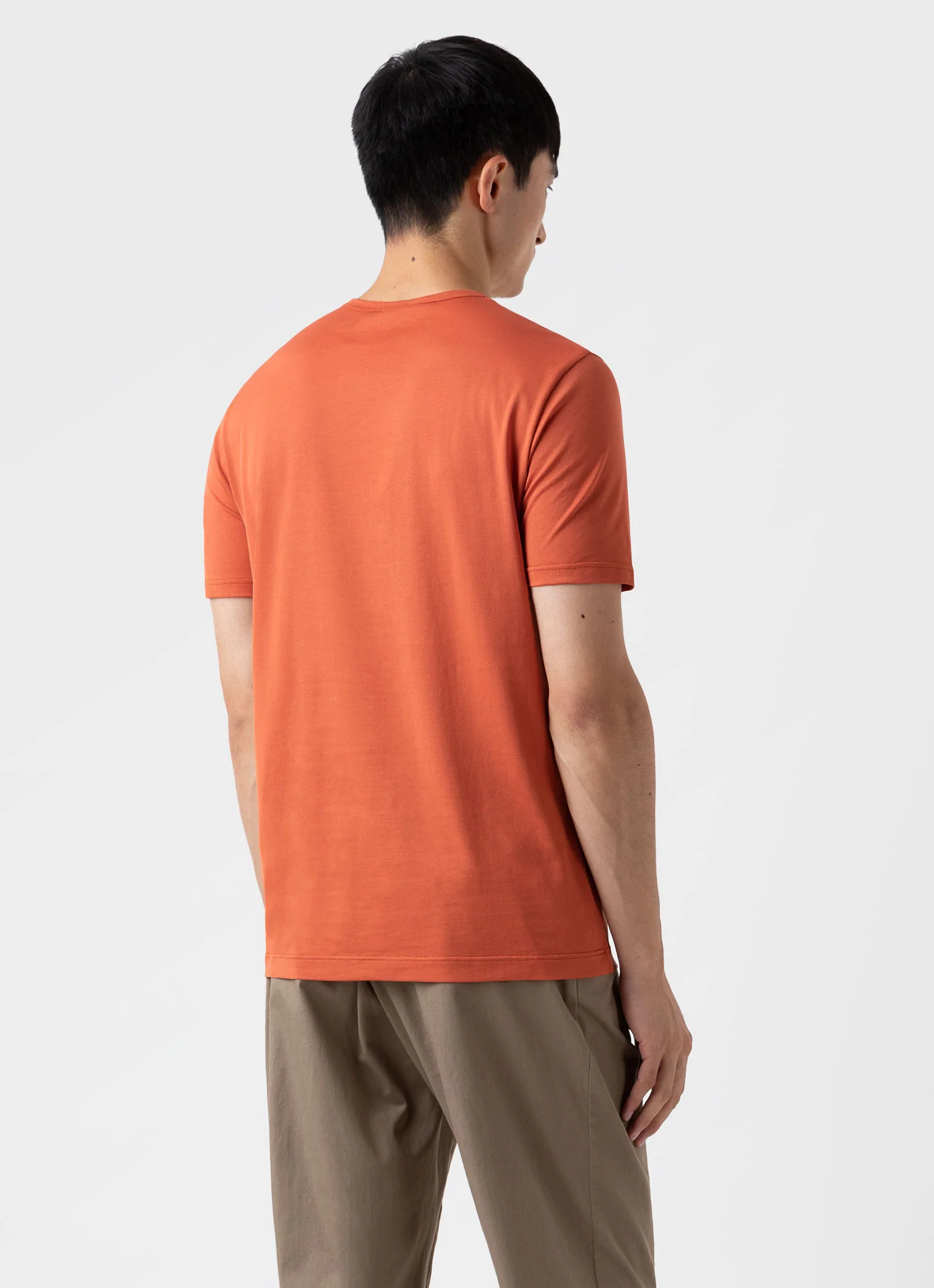 Men's Classic T-shirt in Burnt Sienna - Image 3