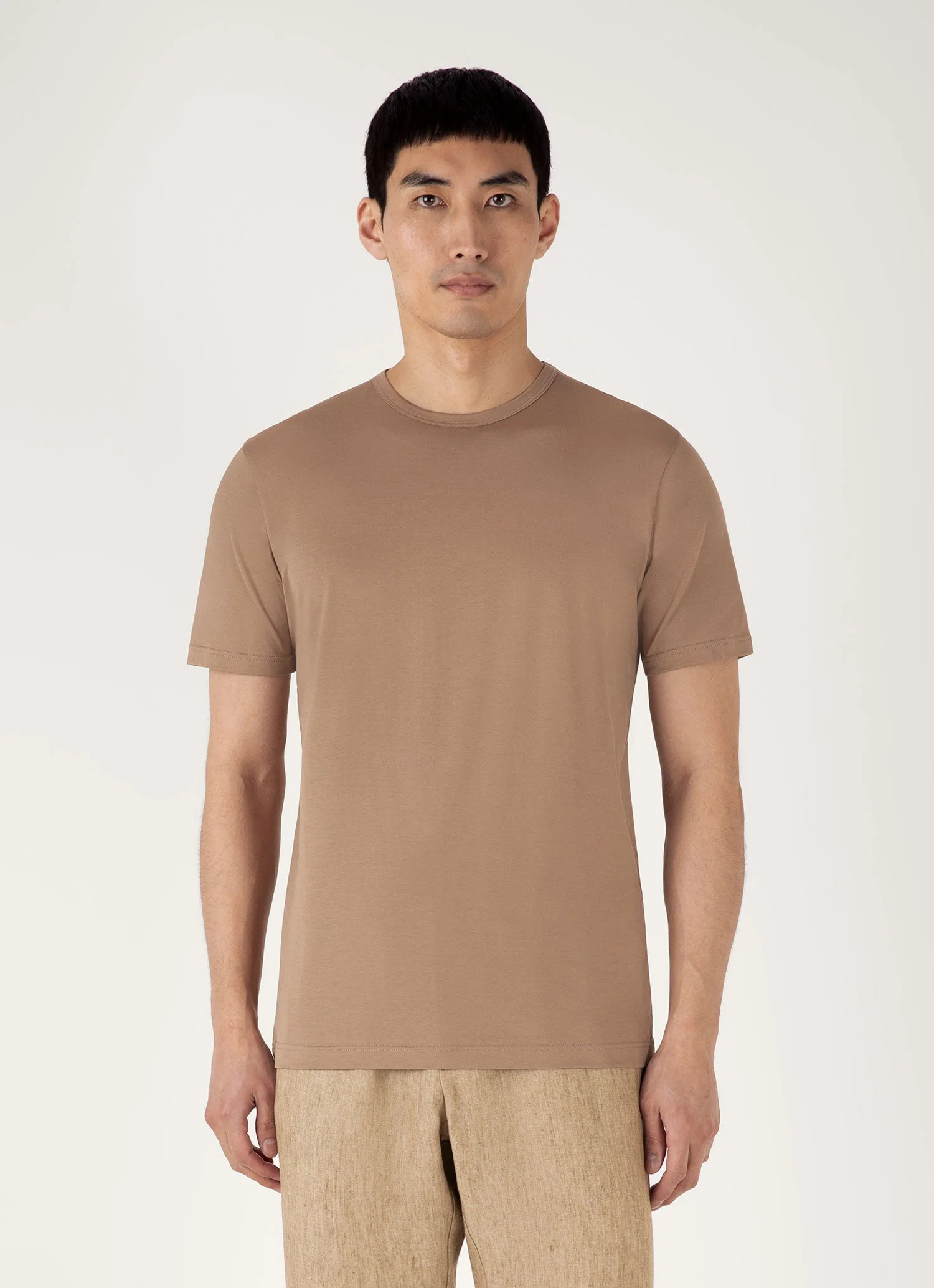 Men's Classic T-shirt in Dune - Image 2