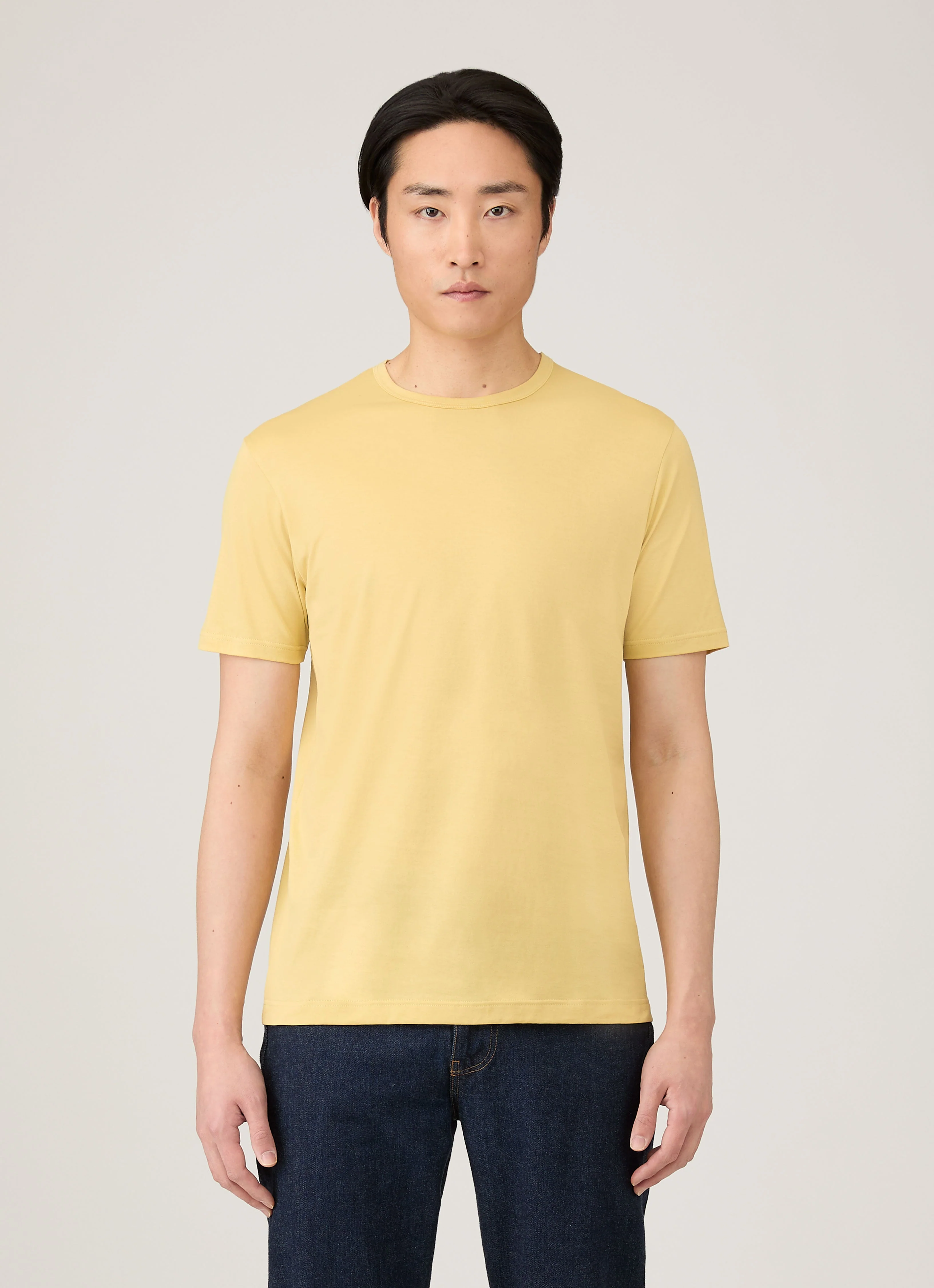 Men's Classic T-shirt in Dusty Yellow - Image 2