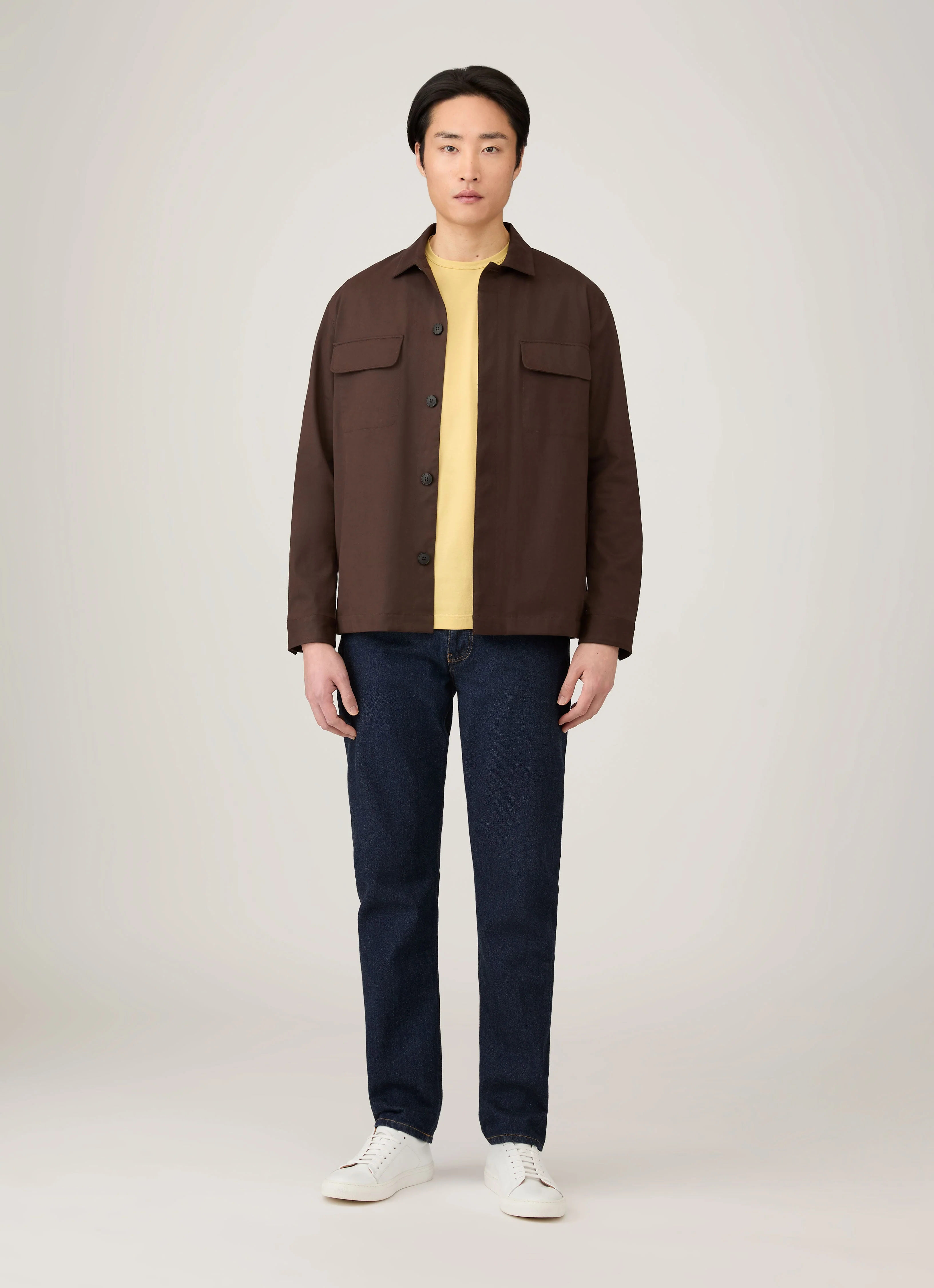 Men's Classic T-shirt in Dusty Yellow - Image 3