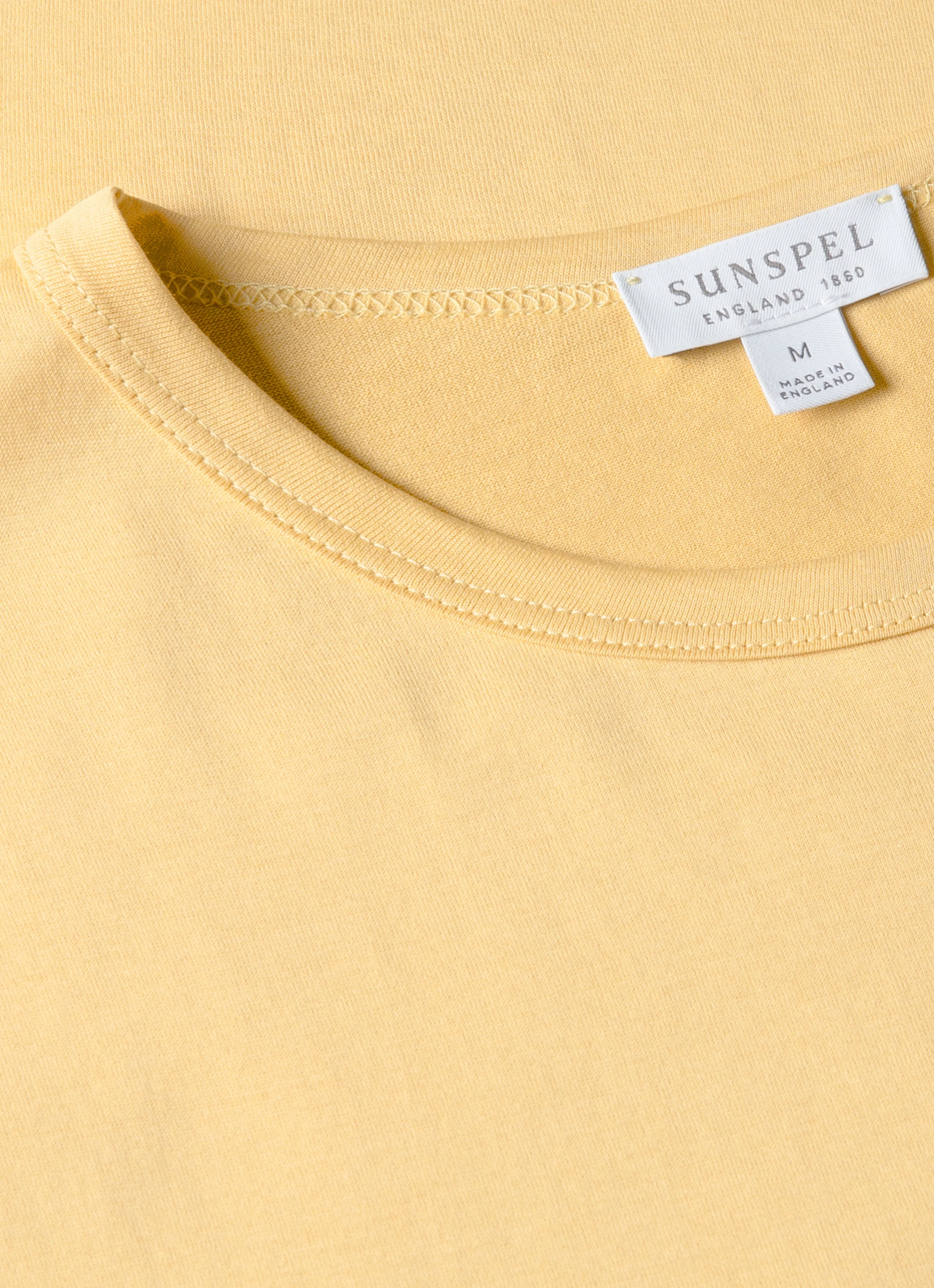 Men's Classic T-shirt in Dusty Yellow - Image 4