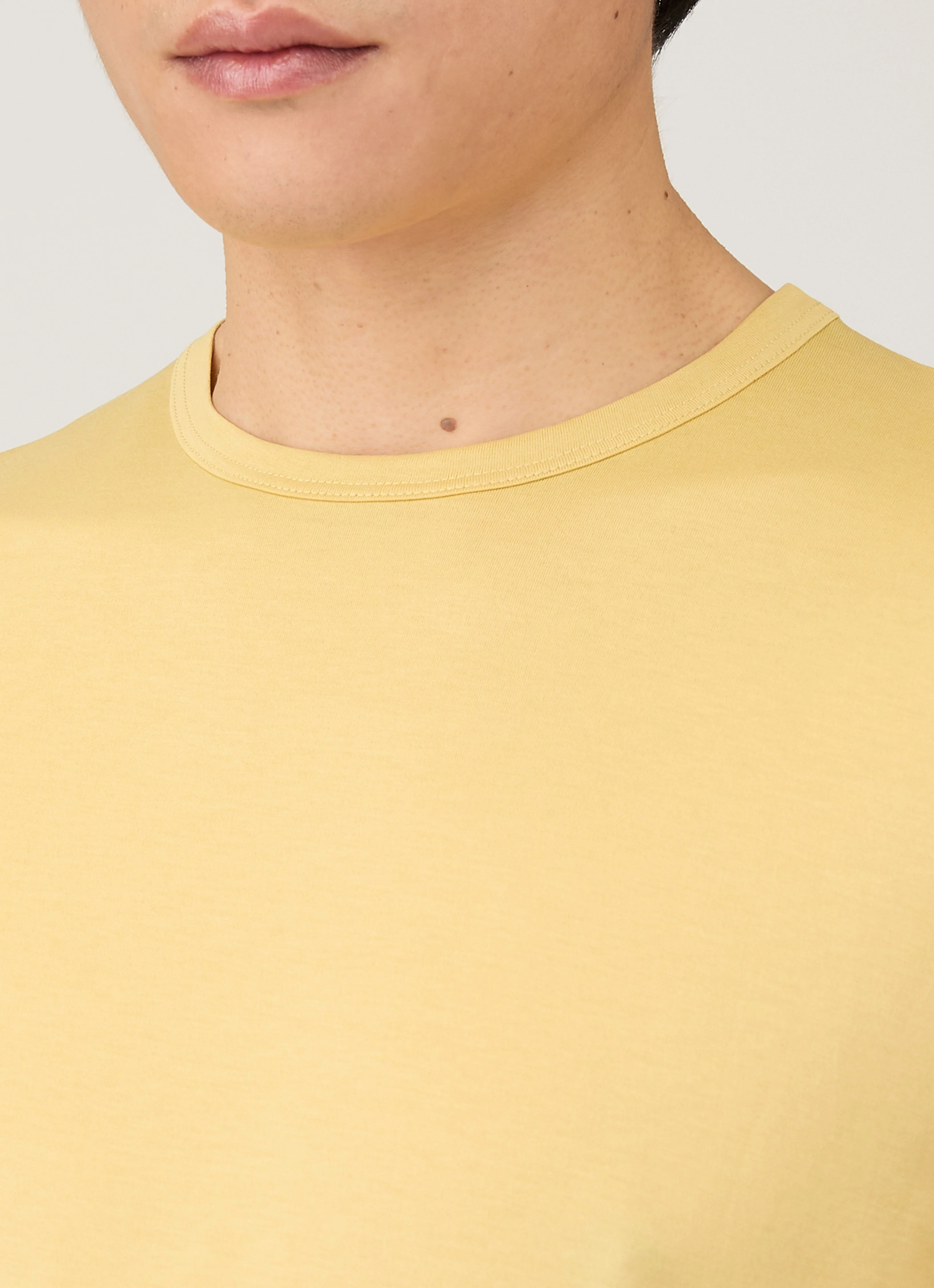 Men's Classic T-shirt in Dusty Yellow - Image 6