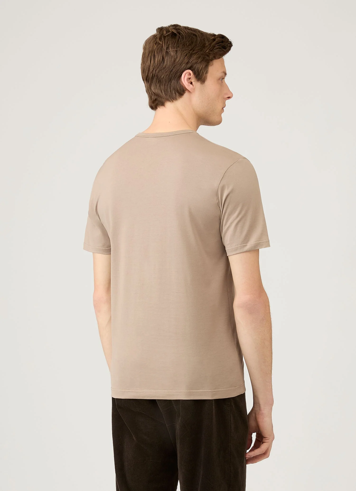 Men's Classic T-shirt in Mink - Image 5