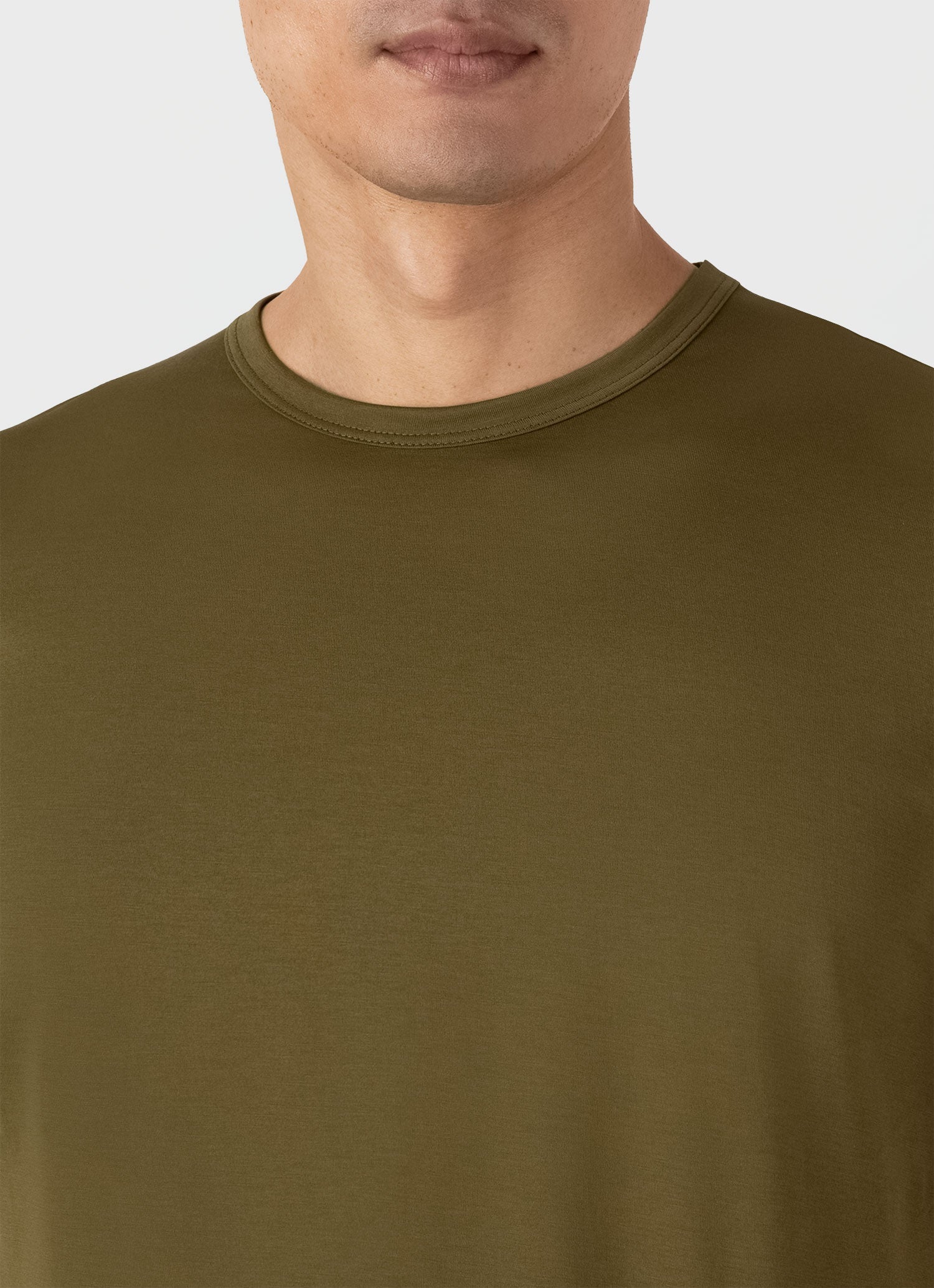 Men's Classic T-shirt in Olive Green - Image 6