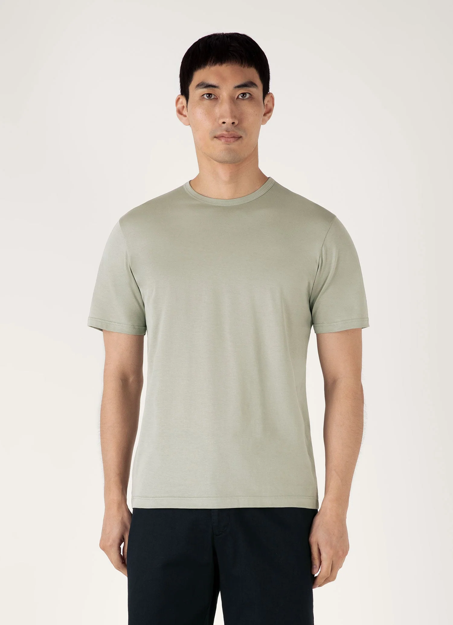 Men's Classic T-shirt in Pastel Green - Image 2