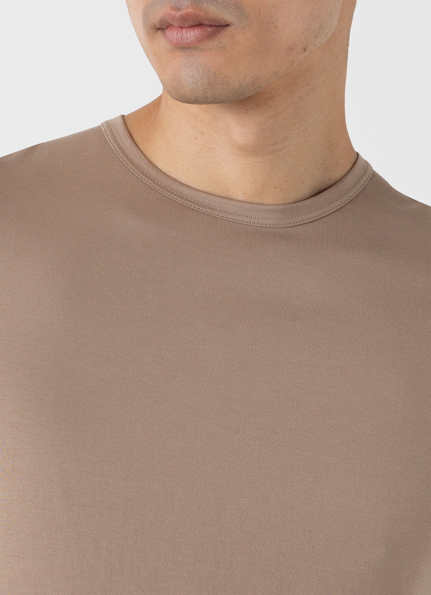 Men's Classic T-shirt in Sandstone - Image 6