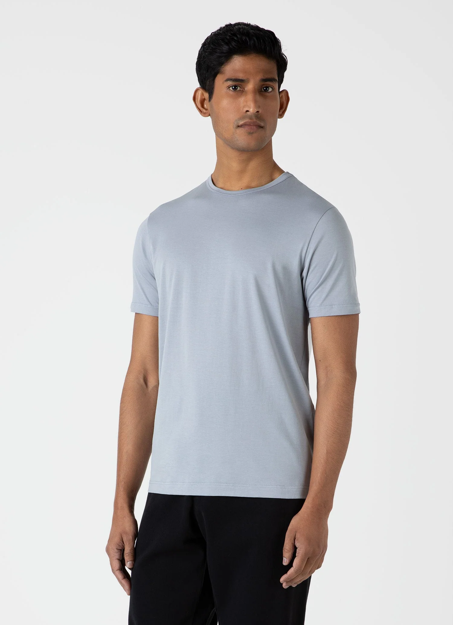 Men's Classic T-shirt in Smoke Blue - Image 2
