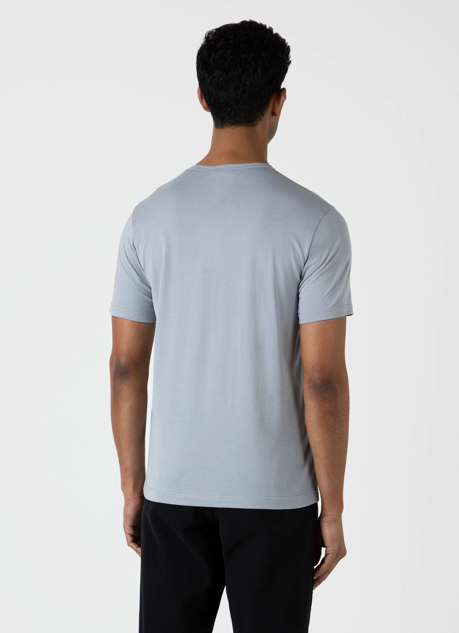 Men's Classic T-shirt in Smoke Blue - Image 5