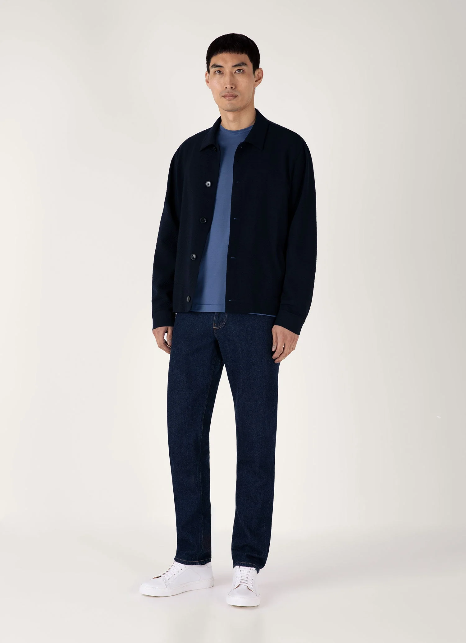 Men's Classic T-shirt in Soft Denim - Image 3