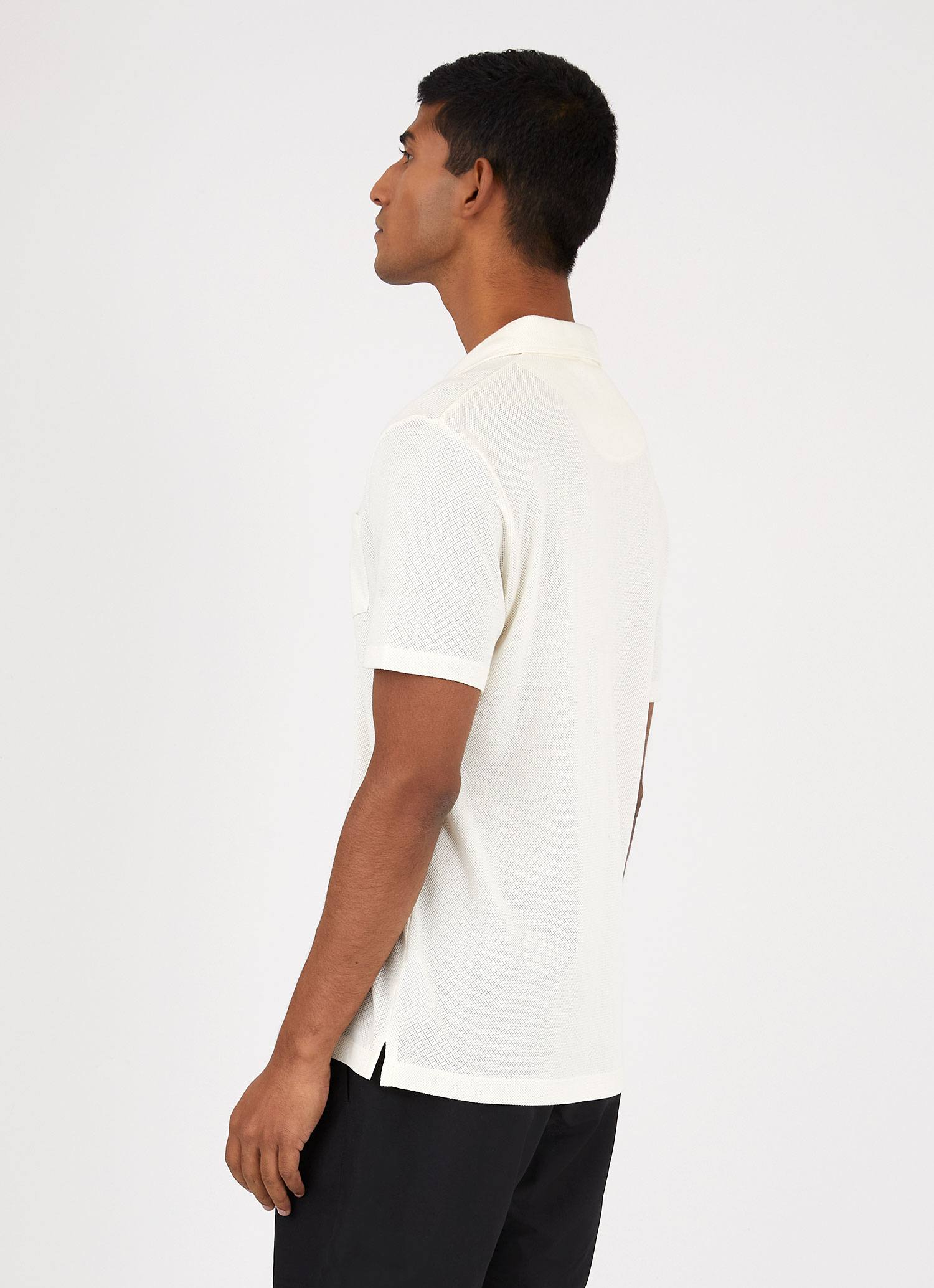 Men's Riviera Polo Shirt in Archive White - Image 4
