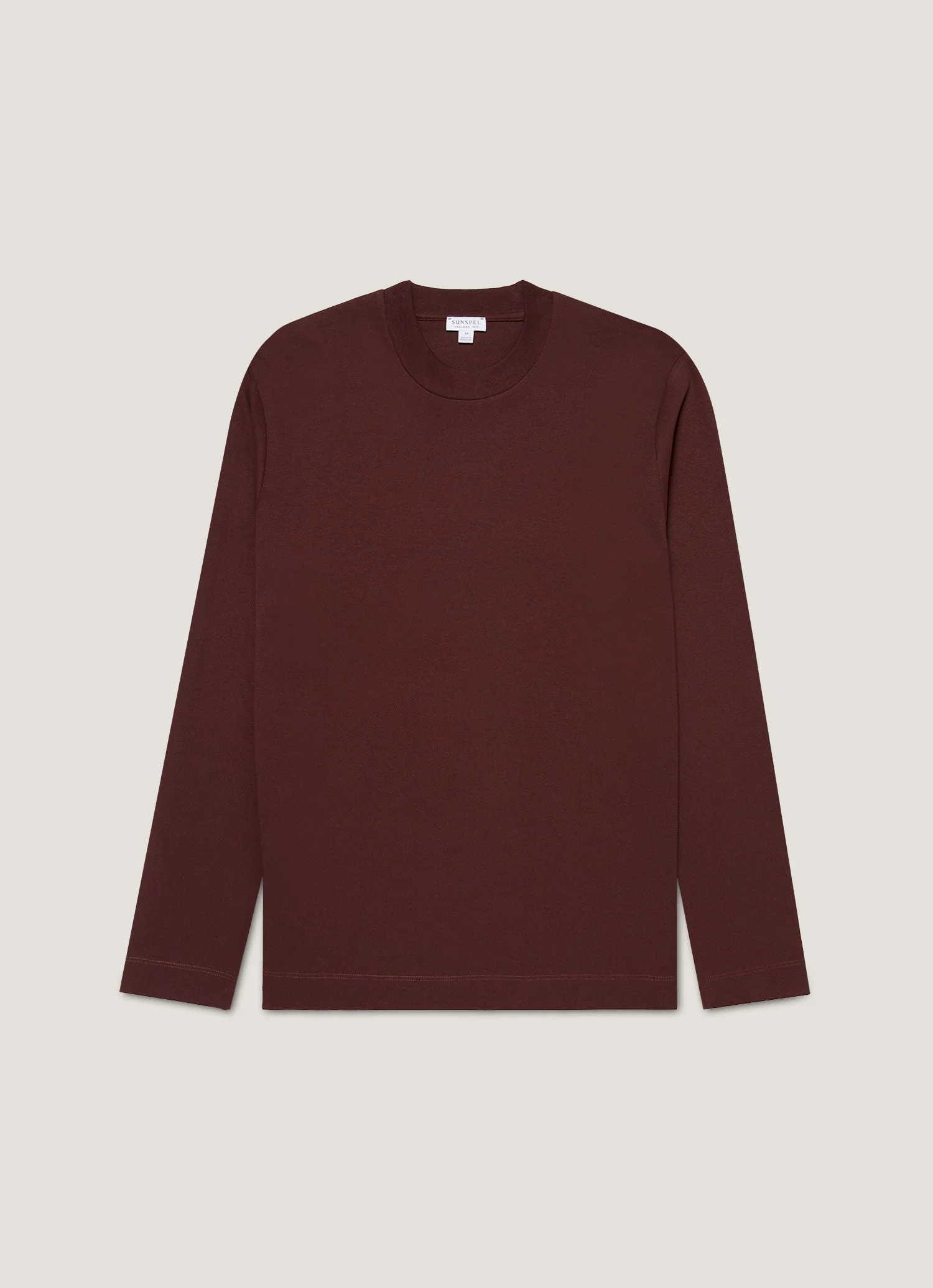 Men's Long Sleeve Heavyweight T-shirt in Bakelite