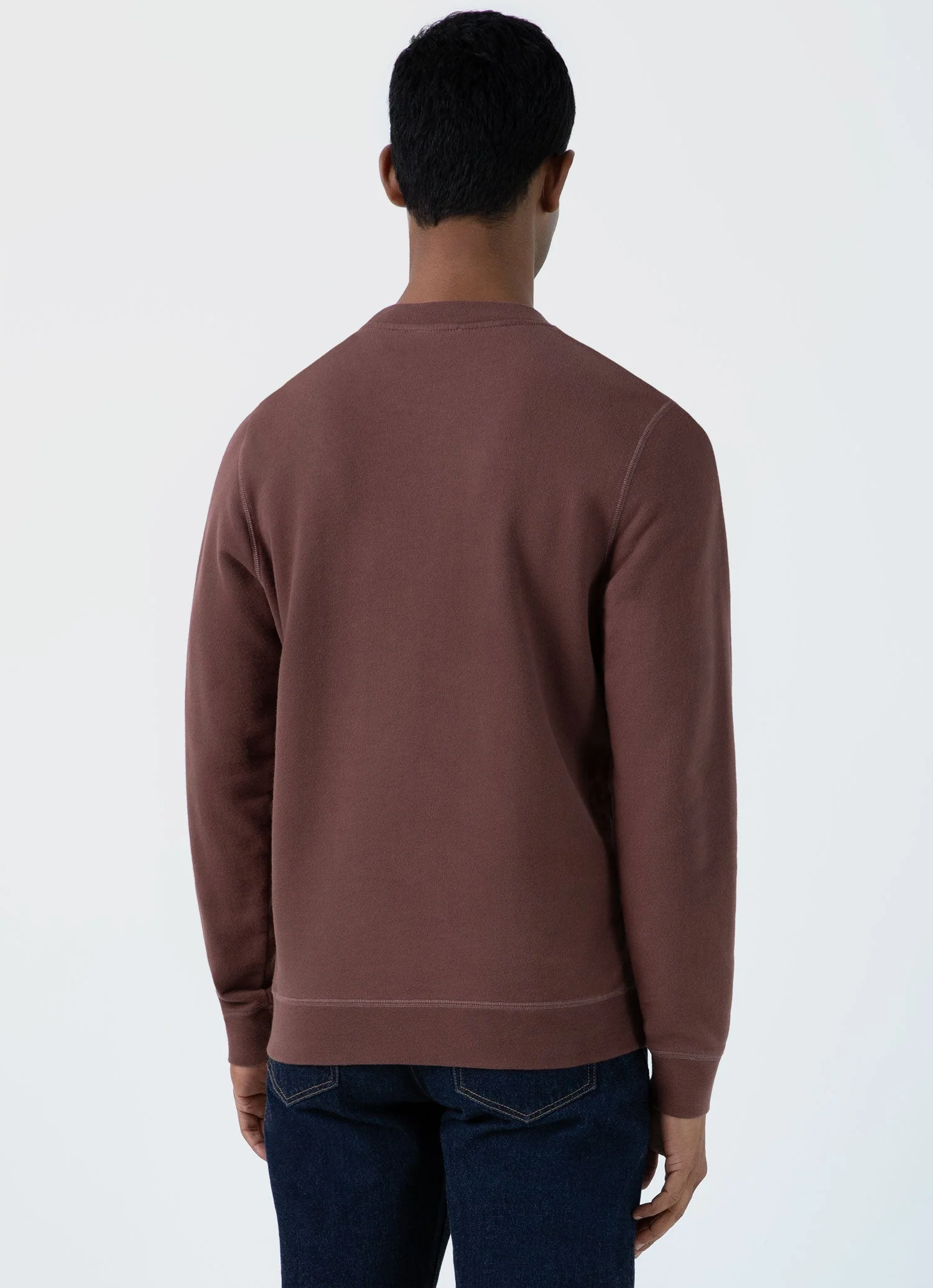 Men's Loopback Sweatshirt in Brown - Image 5