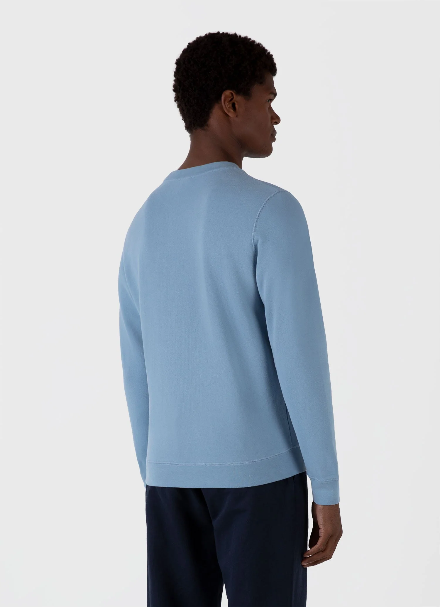 Men's Loopback Sweatshirt in Como Blue - Image 5