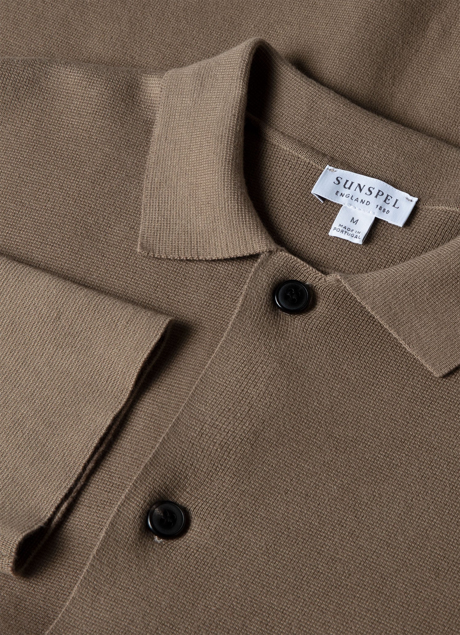 Men's Milano Knit Jacket in Dark Stone - Image 4