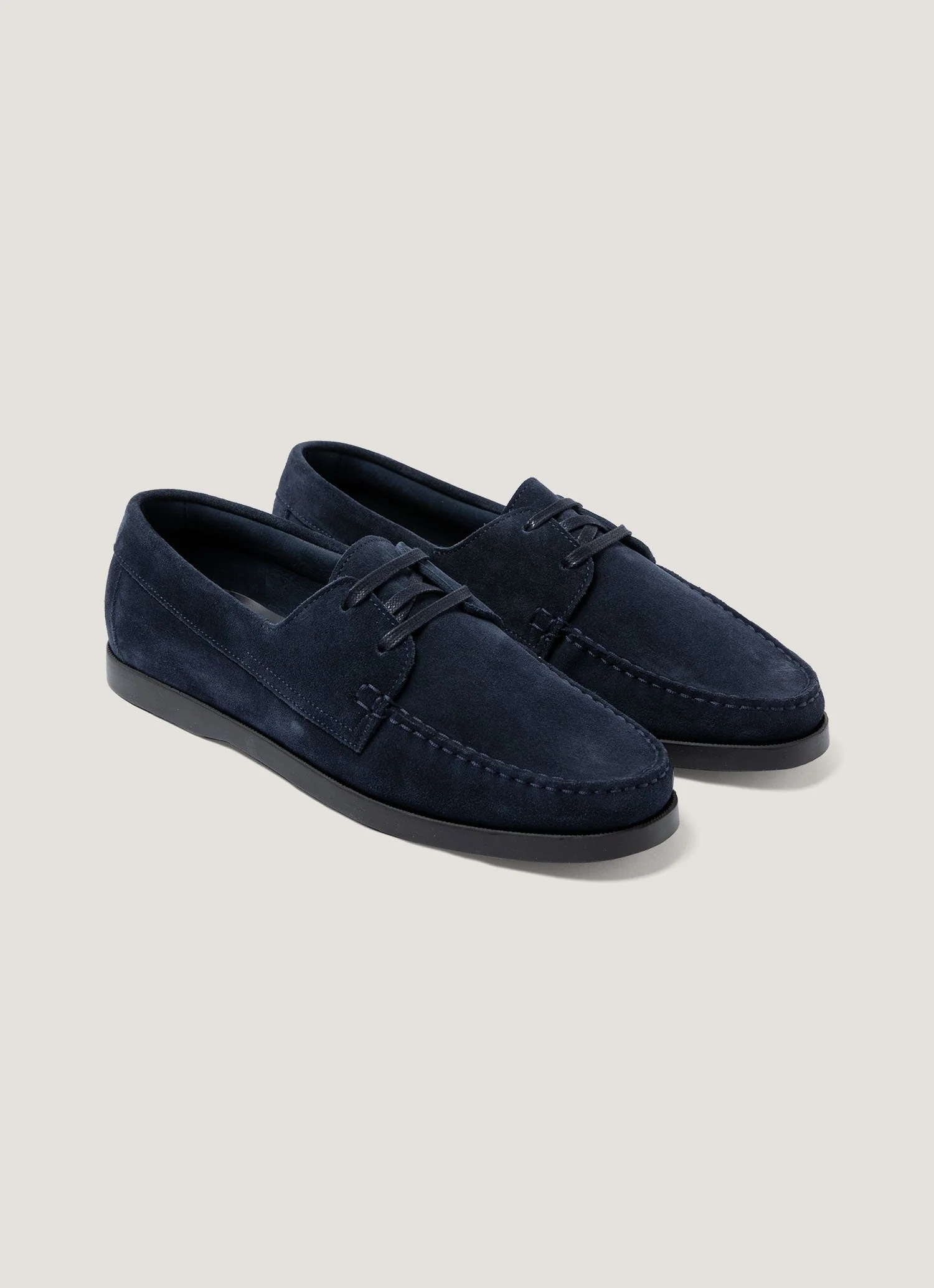 Men's Moccasin in Navy - Image 2