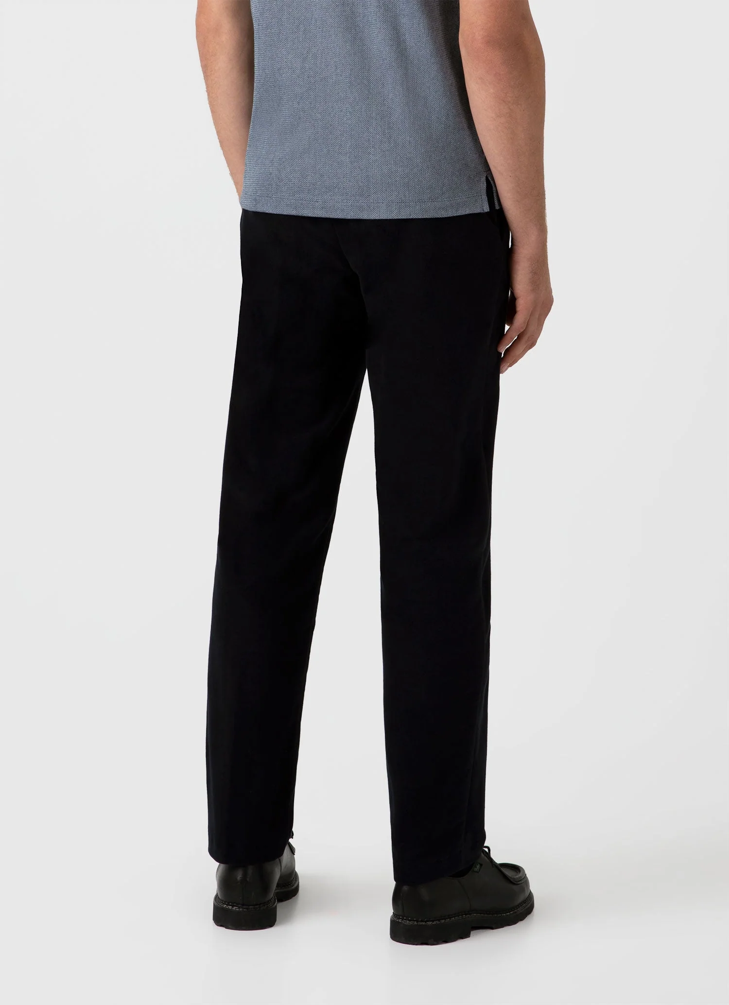 Men's Moleskin Trouser in Navy - Image 5