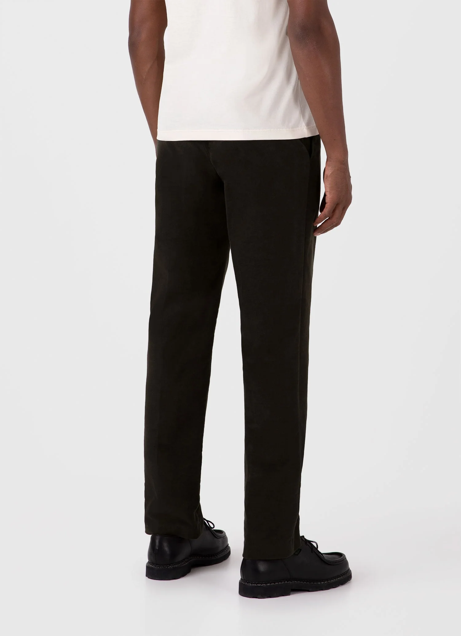 Men's Moleskin Trouser in Peat - Image 5