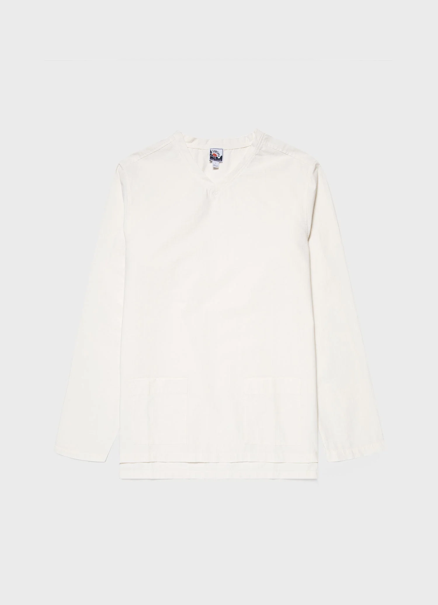 Men's Sunspel x Nigel Cabourn Ripstop Army Smock in Off White