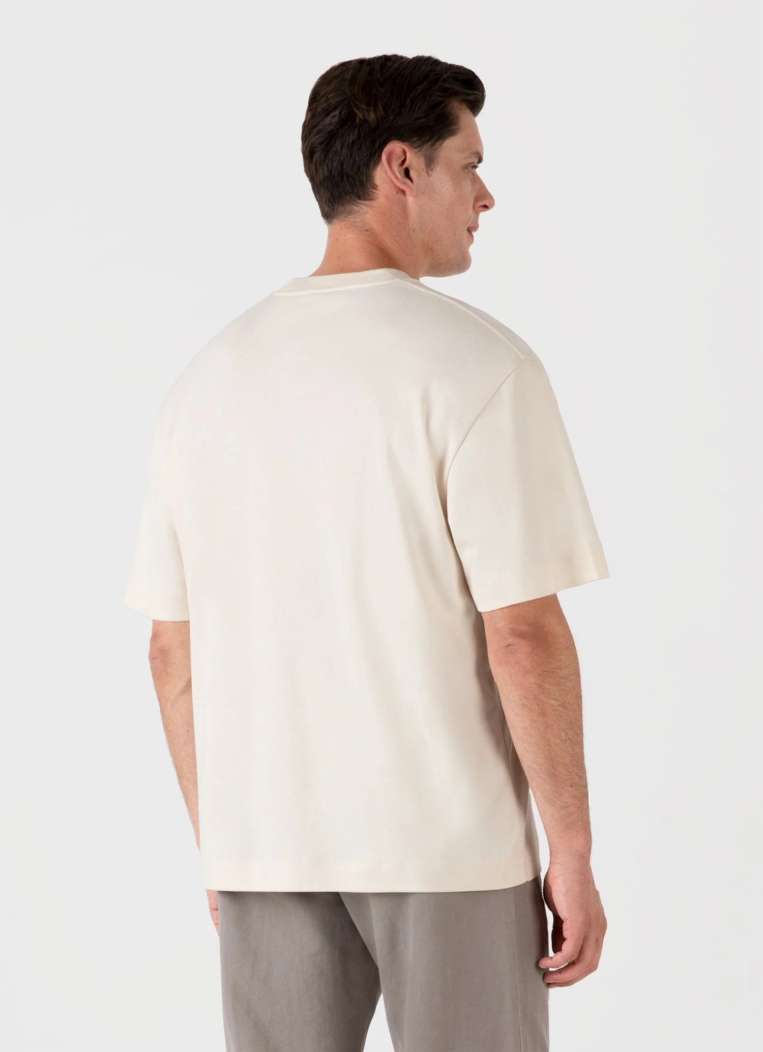 Men's Oversized Heavyweight T-shirt in Undyed - Image 5