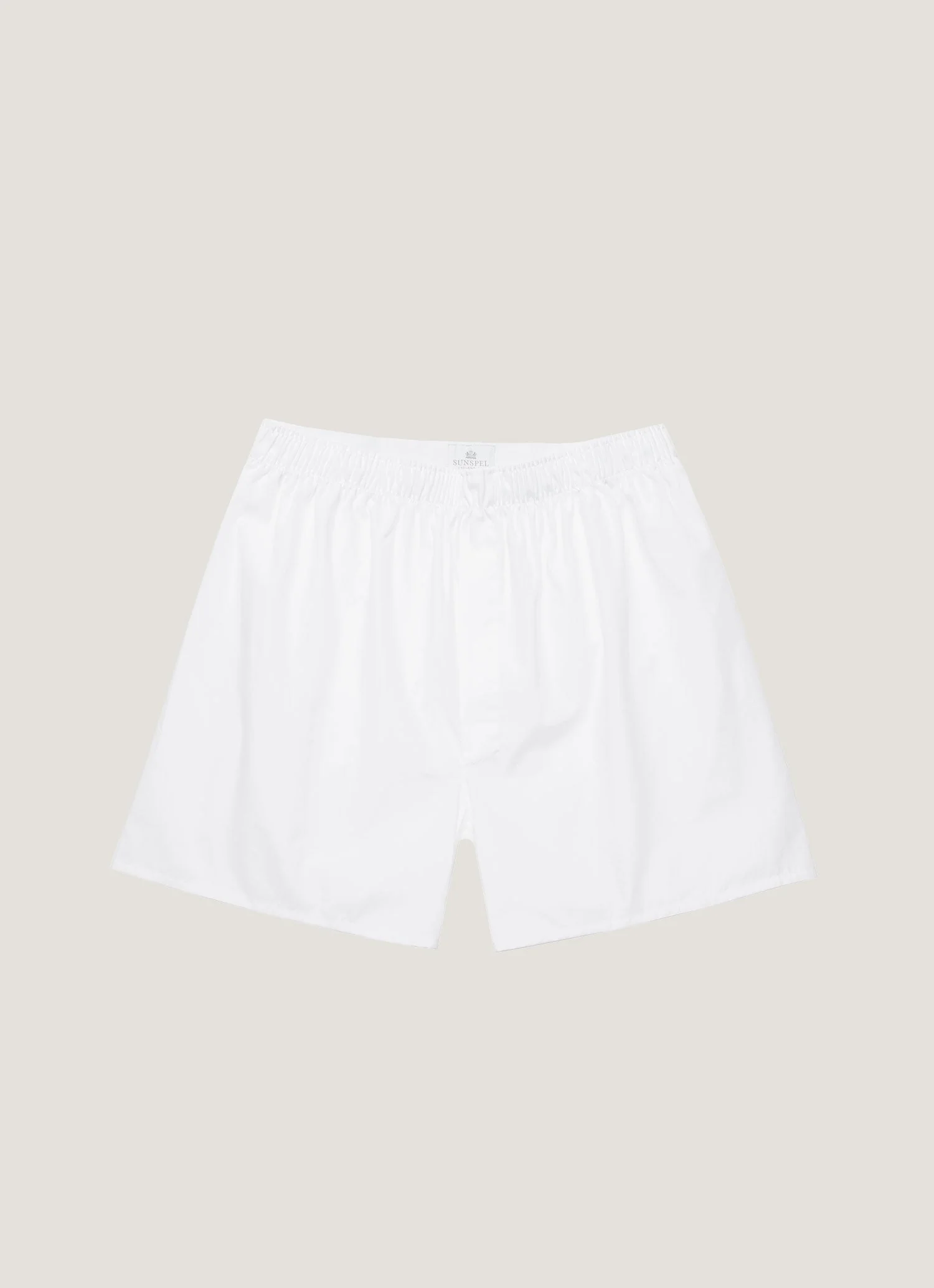 Men's Long Cut Classic Boxer Short in White