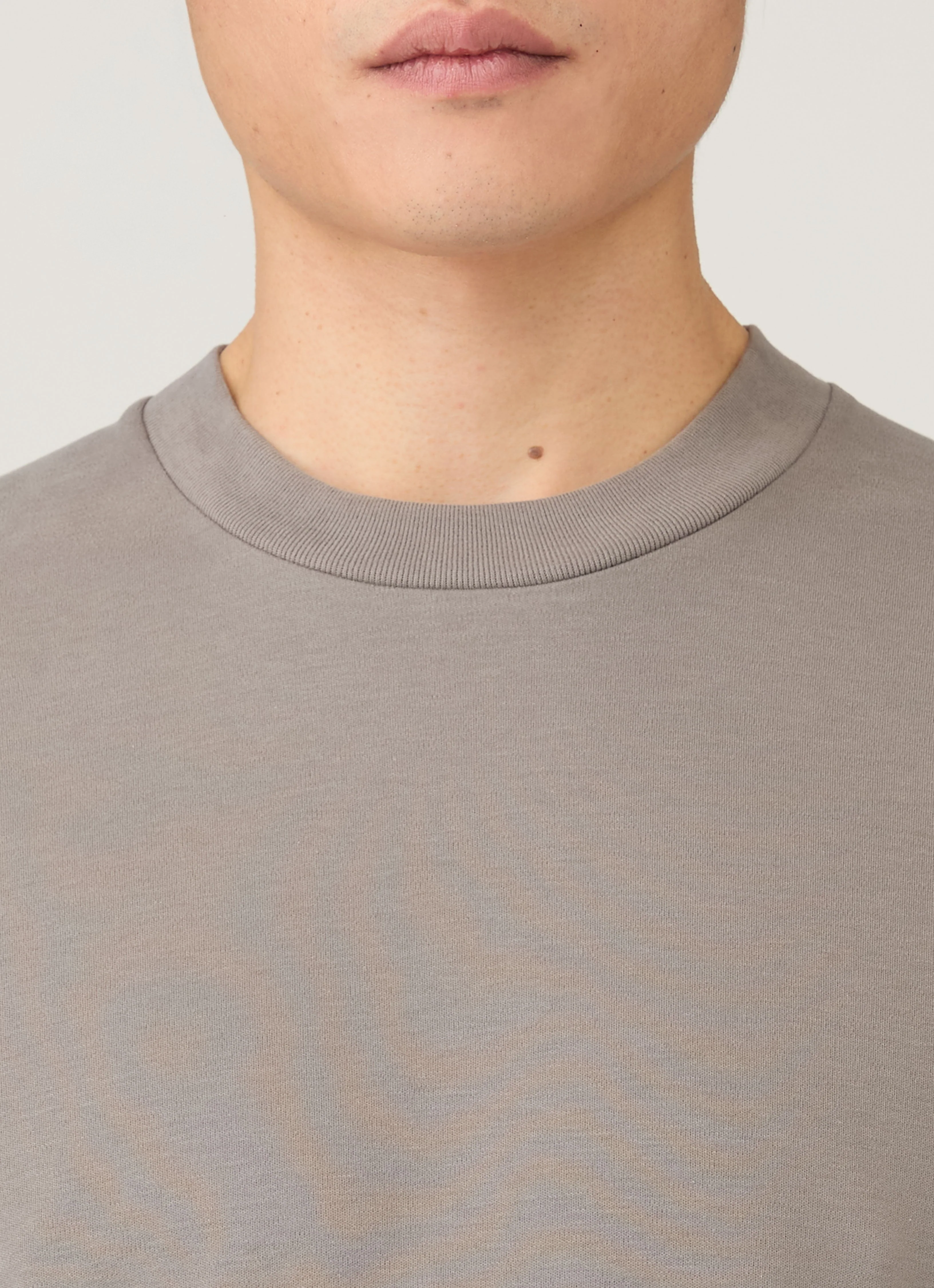 Men's Relaxed Fit Heavyweight T-shirt in Iron Grey - Image 6