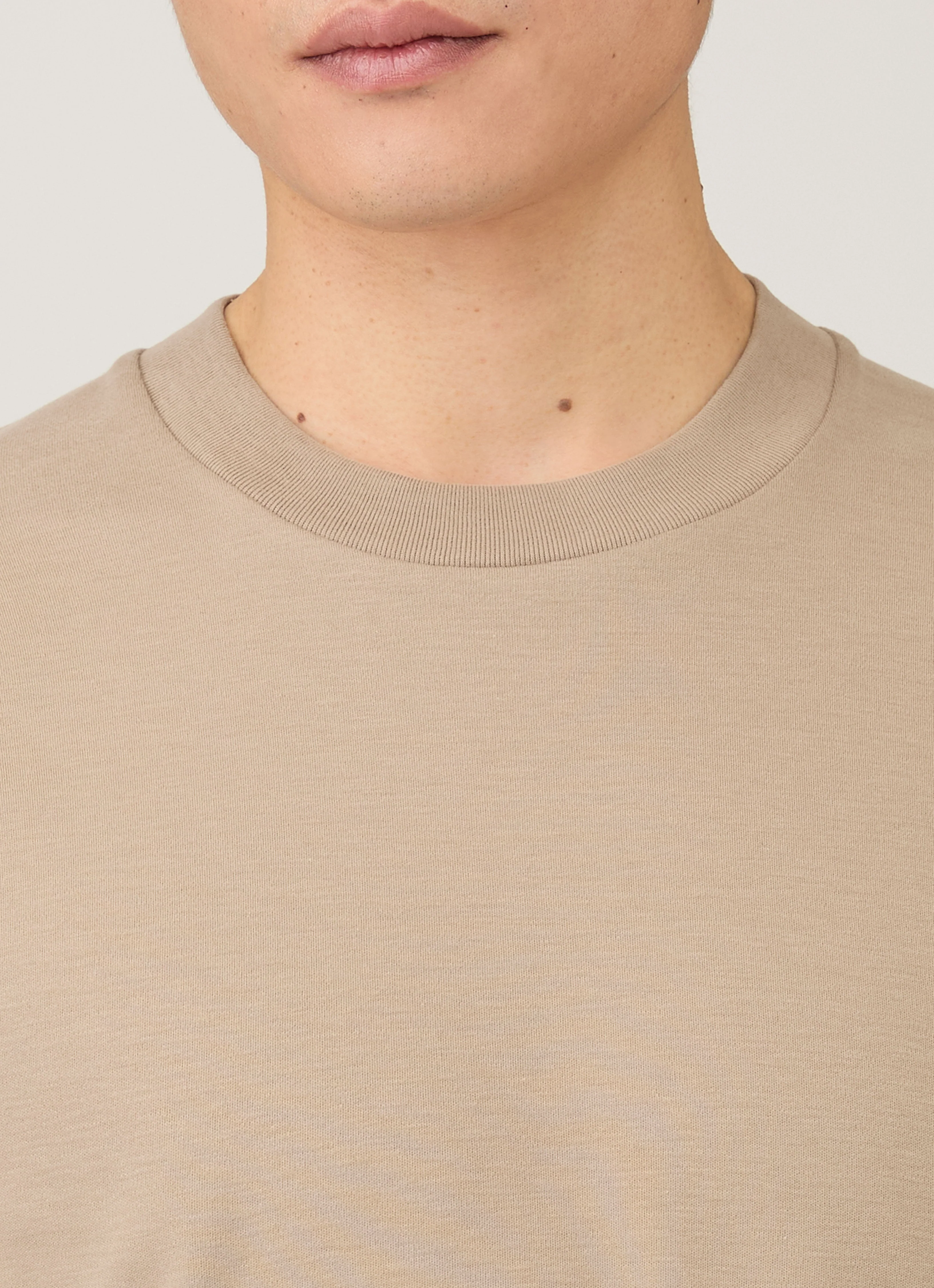 Men's Relaxed Fit Heavyweight T-shirt in Mink - Image 6