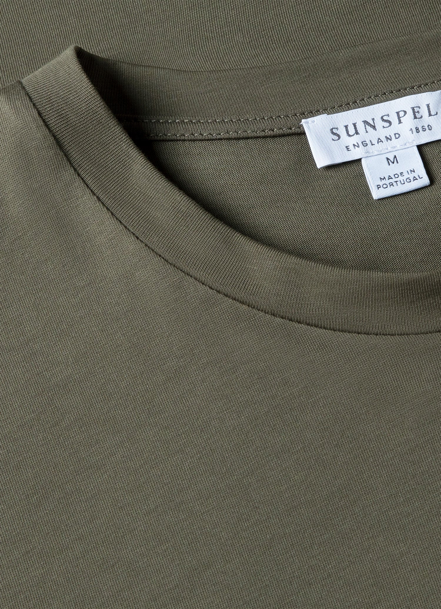 Men's Riviera Midweight T‑shirt in Khaki - Image 4