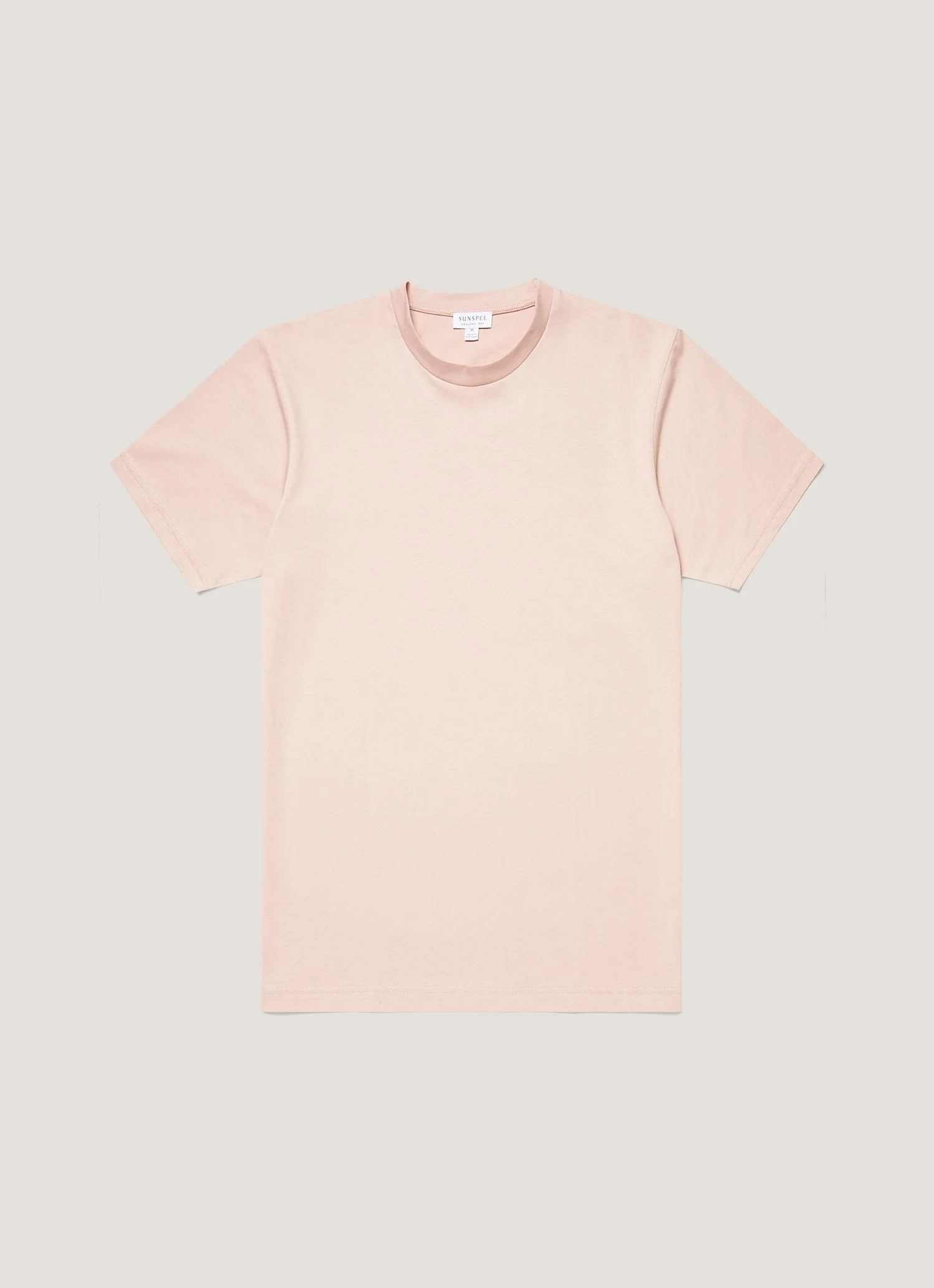 Men's Riviera Midweight T‑shirt in Pale Pink