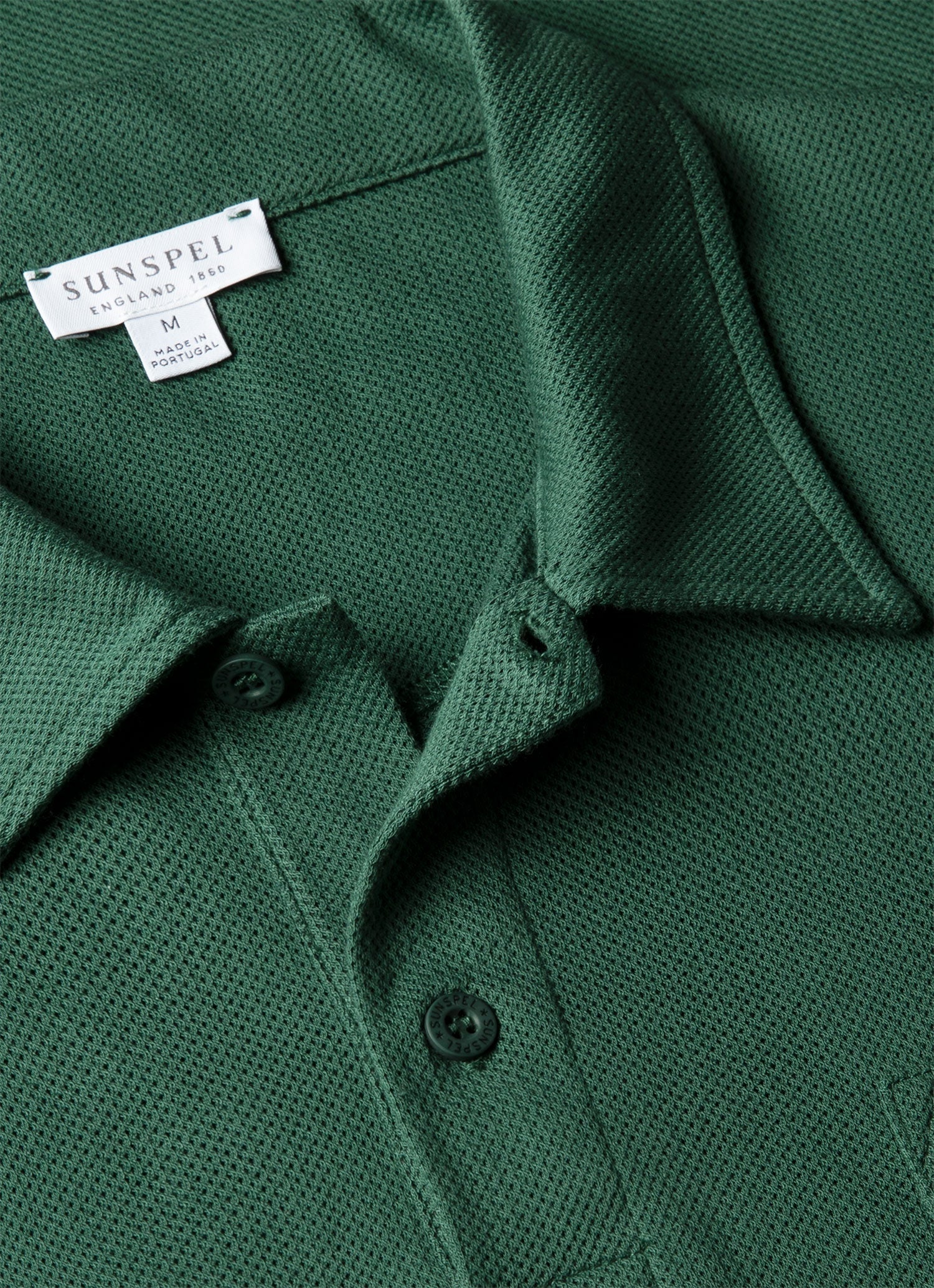 Men's Riviera Polo Shirt in Forest - Image 4