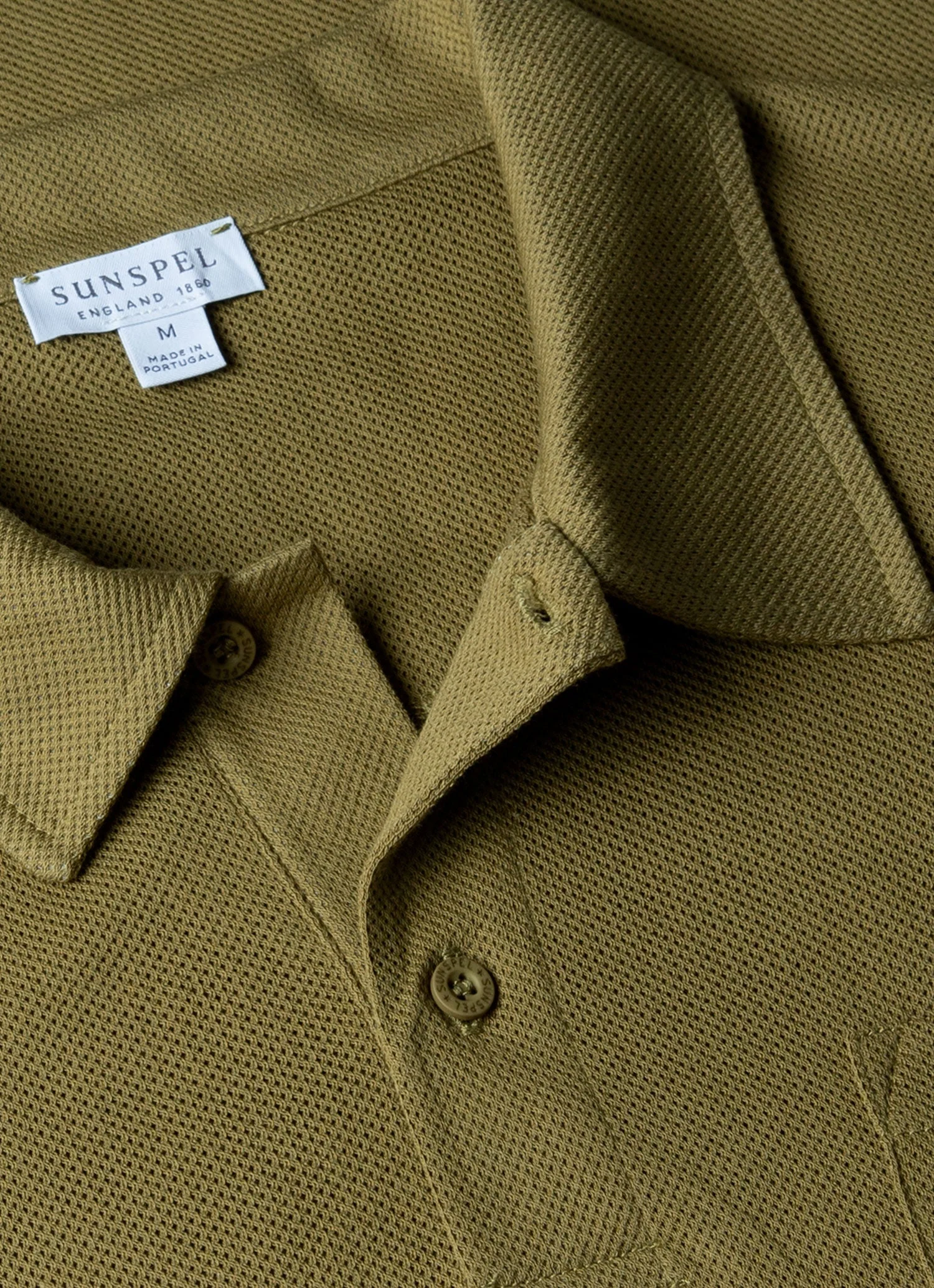 Men's Riviera Polo Shirt in Matcha Green - Image 4