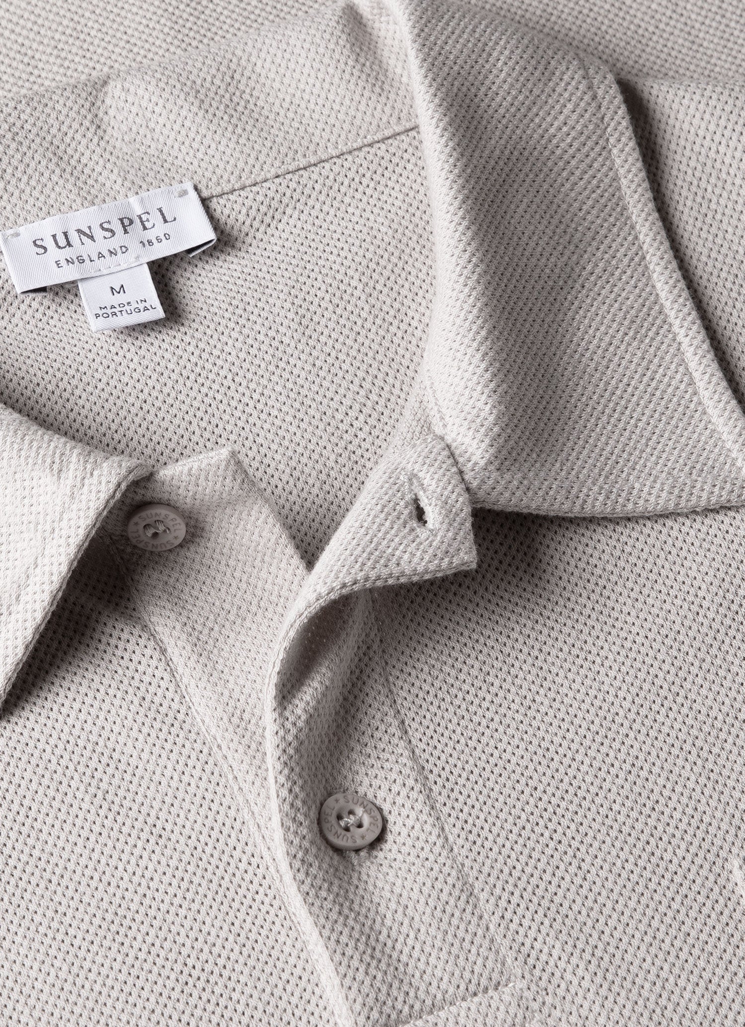 Men's Riviera Polo Shirt in Putty - Image 4