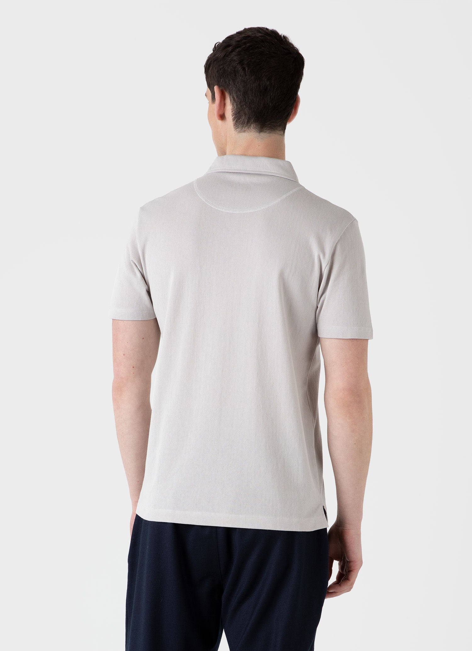 Men's Riviera Polo Shirt in Putty - Image 5