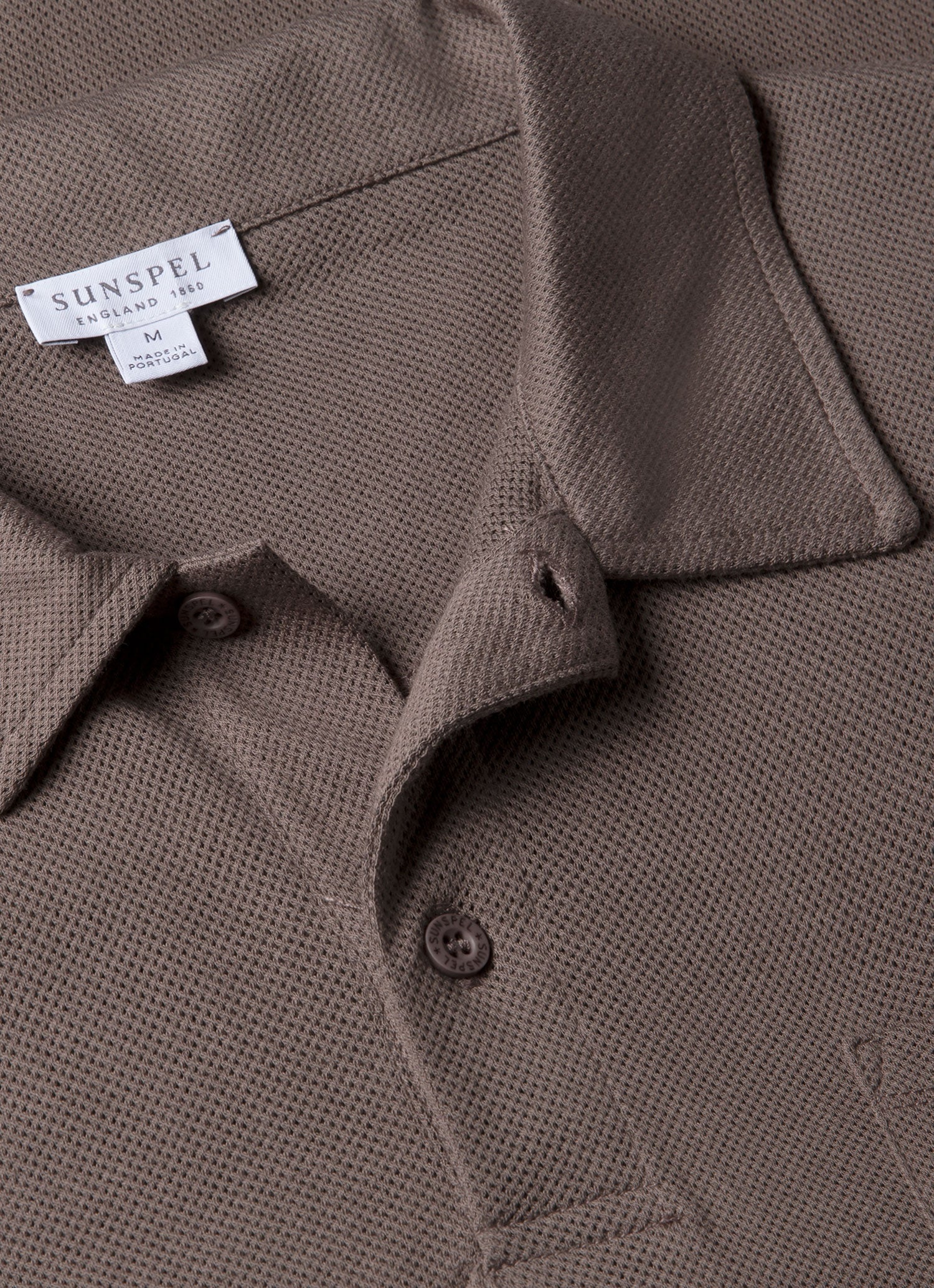 Men's Riviera Polo Shirt in Walnut - Image 4