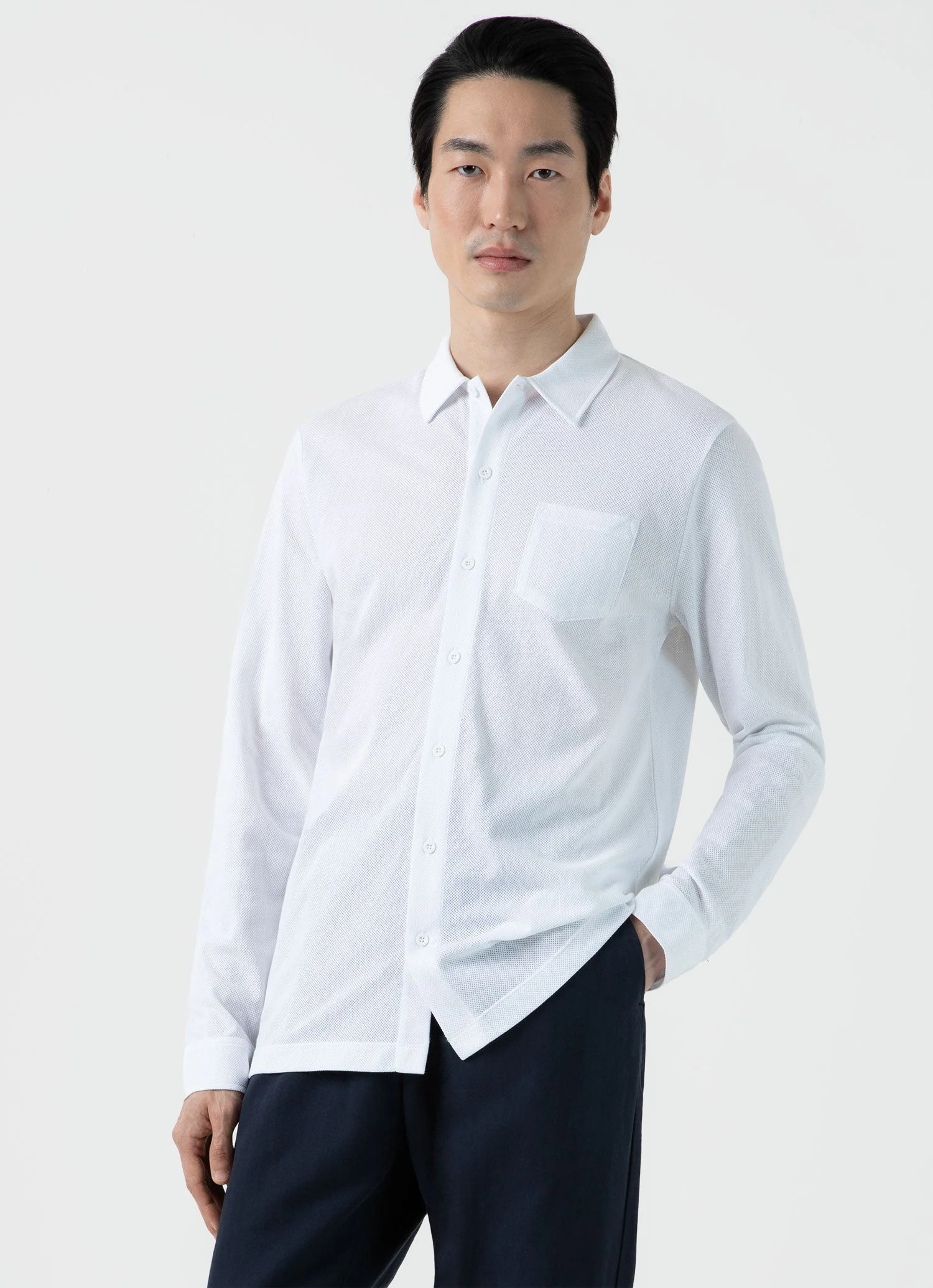 Men's Riviera Shirt in White - Image 2