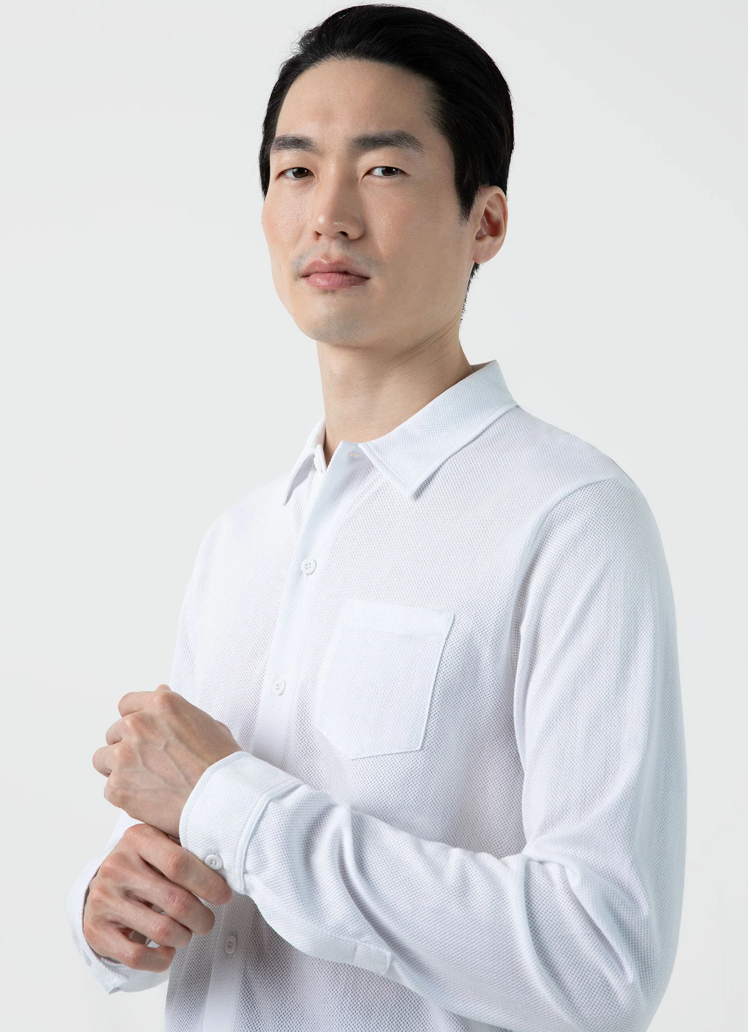 Men's Riviera Shirt in White - Image 6
