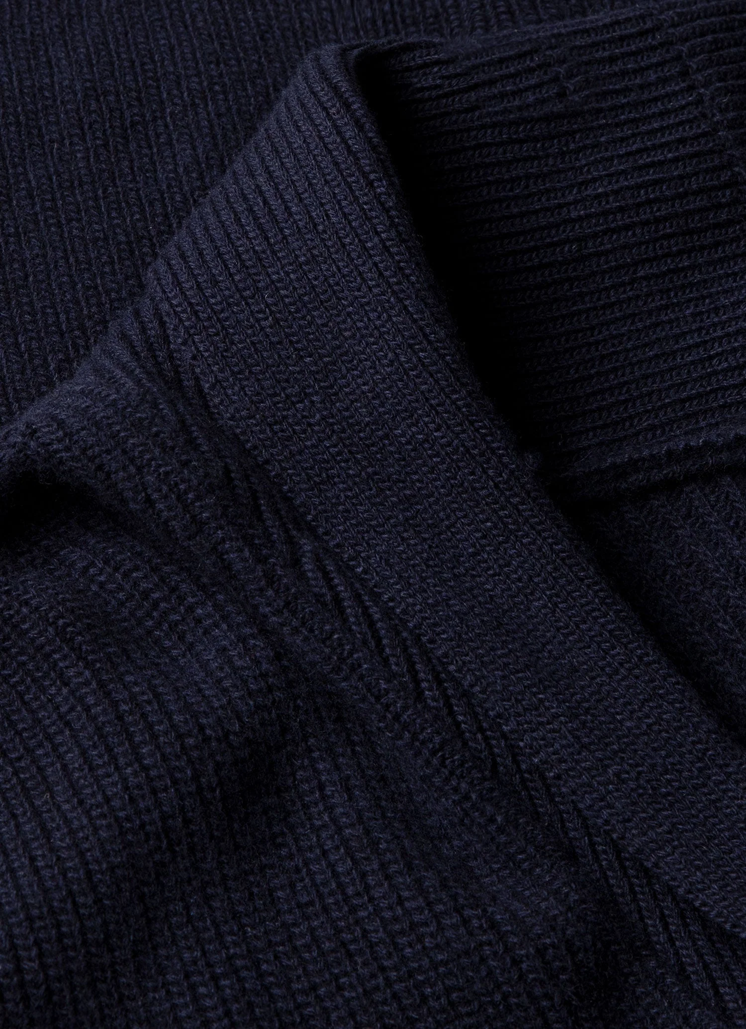 Men's Shawl Neck Cardigan in Navy - Image 4