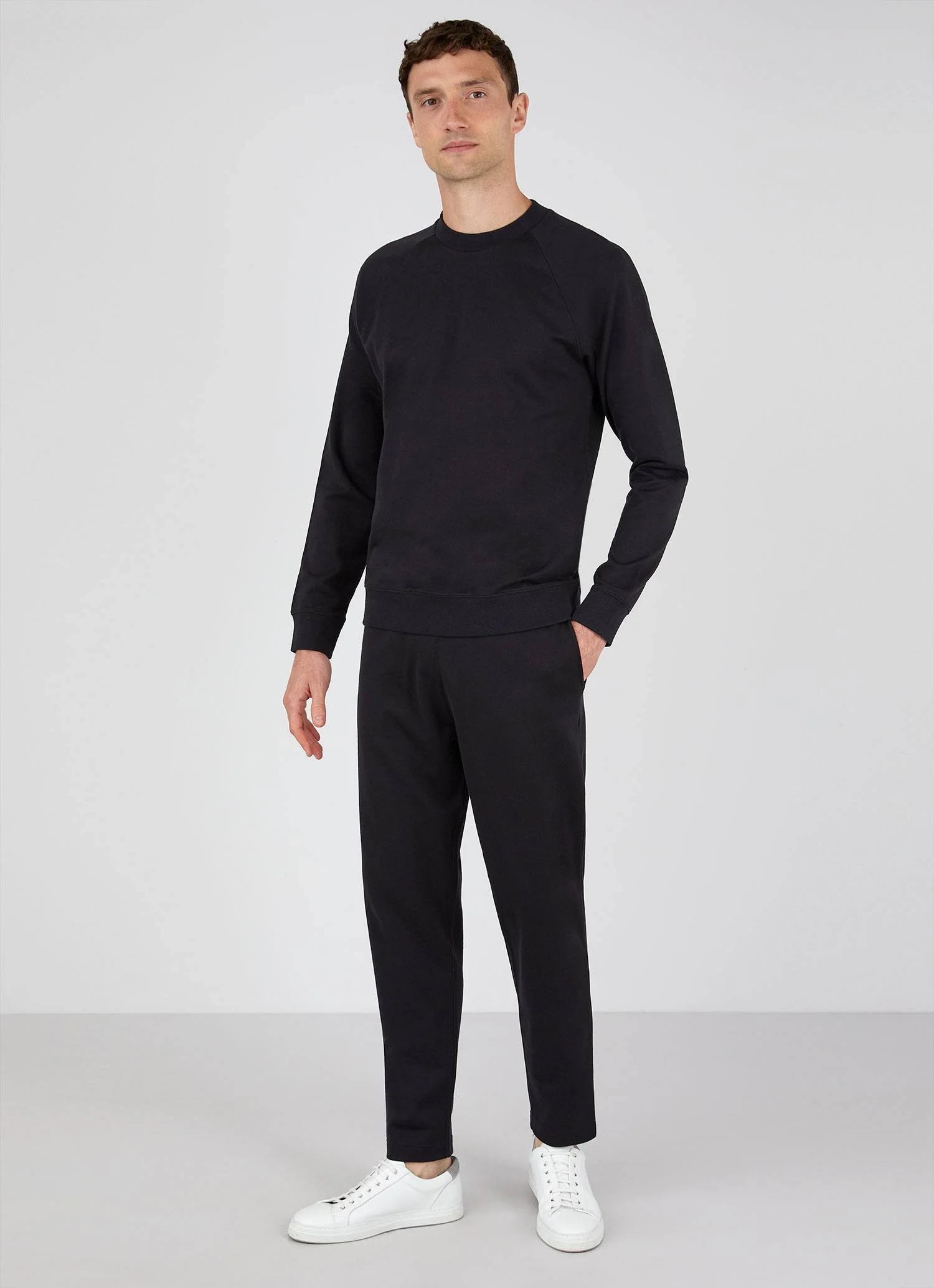 Men's Sea Island Sweatpants in Black - Image 3