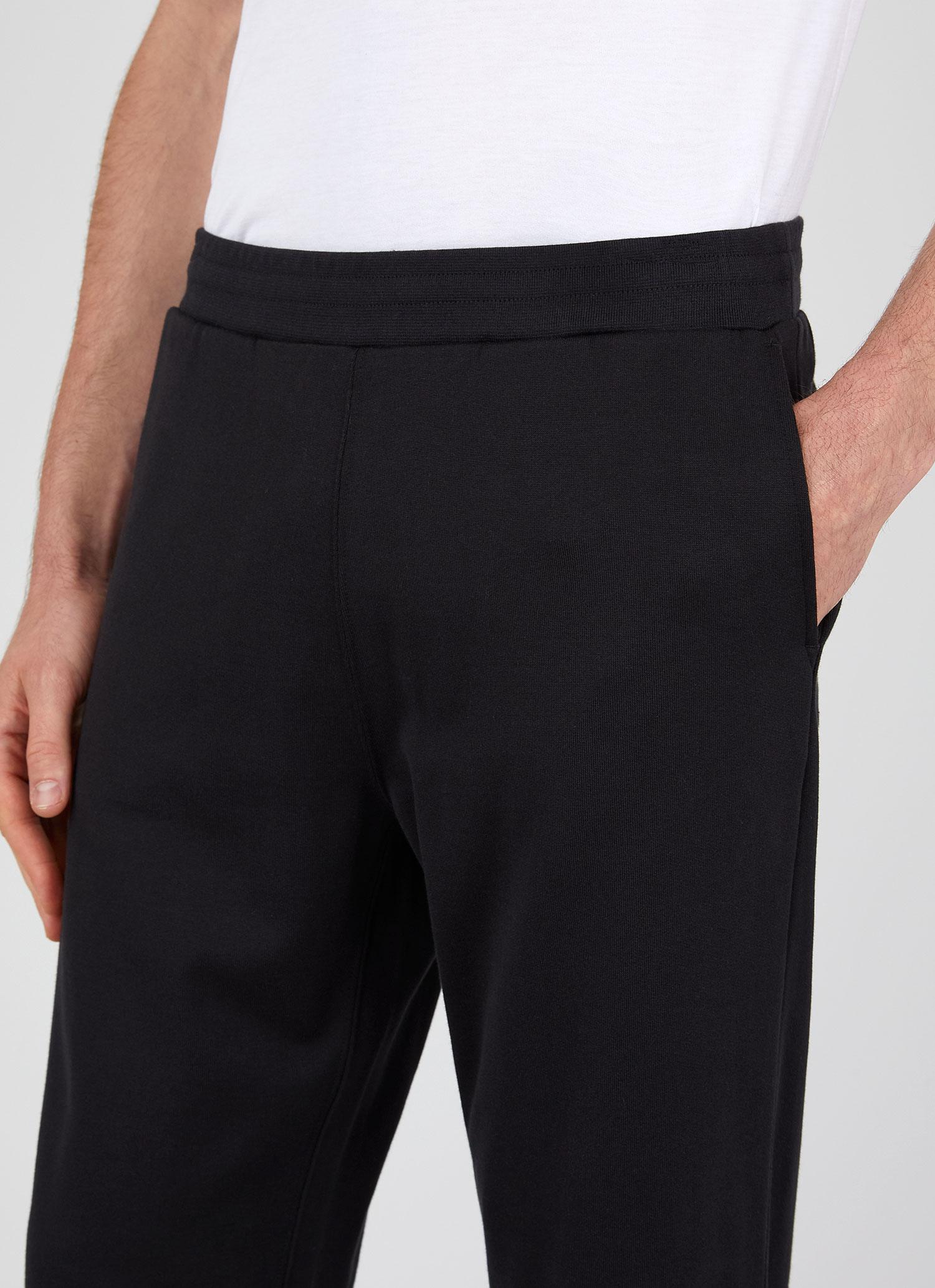 Men's Sea Island Sweatpants in Black - Image 5