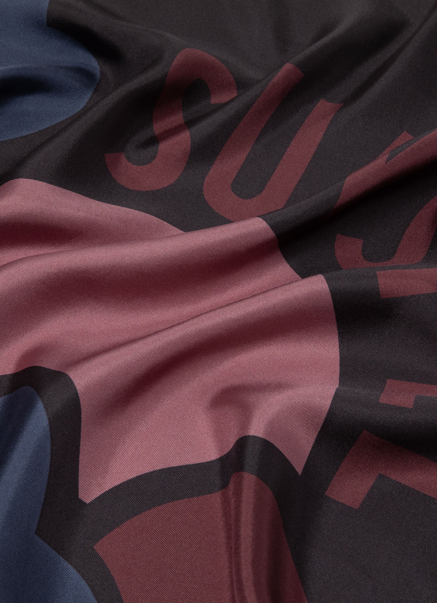 Women's Silk Scarf in Coffee Archive Print - Image 2